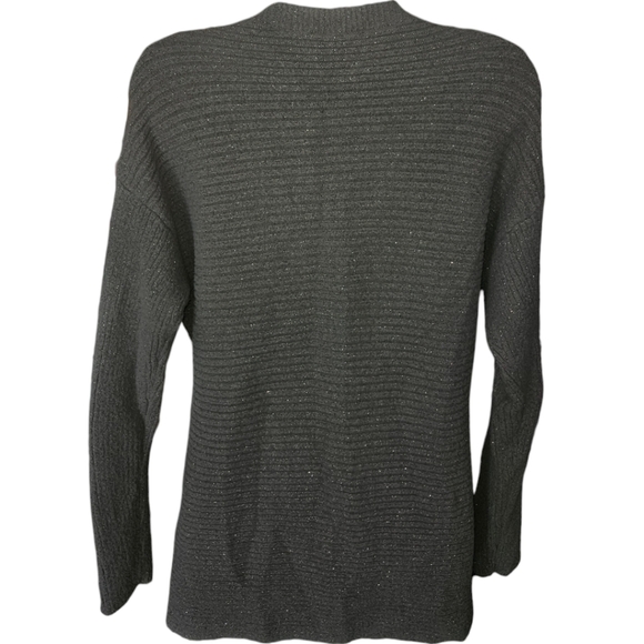 NWT Express Oversized Wrap Glitter Knit Long Sleeve Sweater - Picture 3 of 4